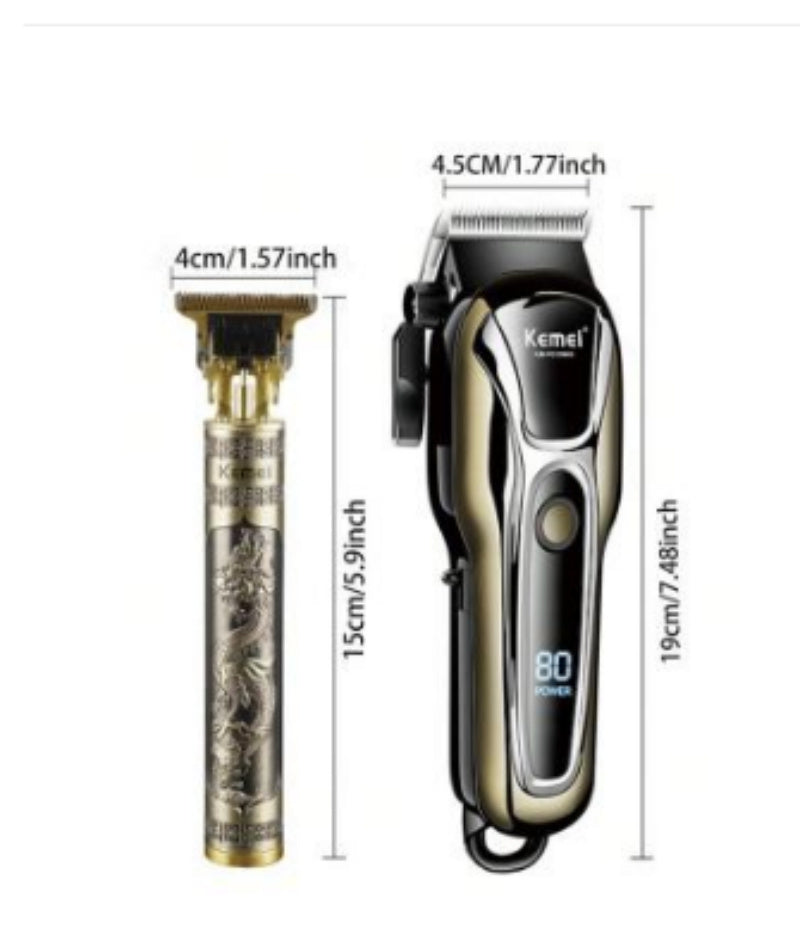 LCD Hair Clipper Shaver Professional Electric Hair And Beard Trimmer