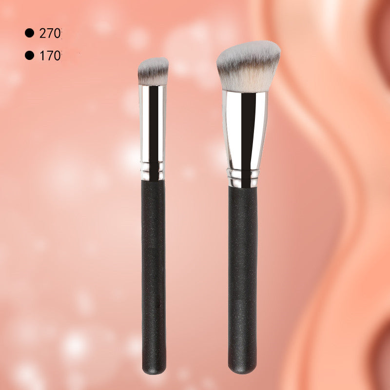The Foundation Brush Does Not Eat Powder And Soft Hair Makeup Brush To Cover Flaws And Round Heads