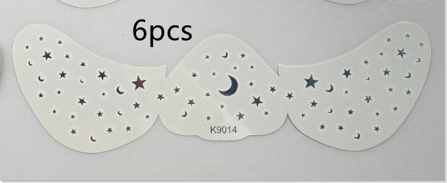 Facial Freckles Stickers Gilding Freckle-like Dots Tattoo Sticker Waterproof Eye Stickers For Women