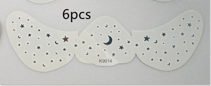 Facial Freckles Stickers Gilding Freckle-like Dots Tattoo Sticker Waterproof Eye Stickers For Women
