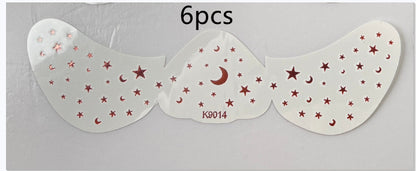 Facial Freckles Stickers Gilding Freckle-like Dots Tattoo Sticker Waterproof Eye Stickers For Women