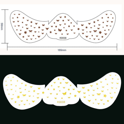 Facial Freckles Stickers Gilding Freckle-like Dots Tattoo Sticker Waterproof Eye Stickers For Women