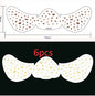 Facial Freckles Stickers Gilding Freckle-like Dots Tattoo Sticker Waterproof Eye Stickers For Women