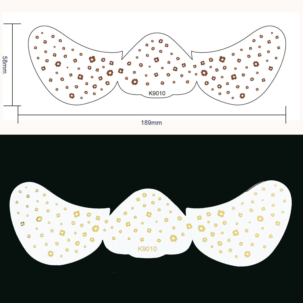 Facial Freckles Stickers Gilding Freckle-like Dots Tattoo Sticker Waterproof Eye Stickers For Women