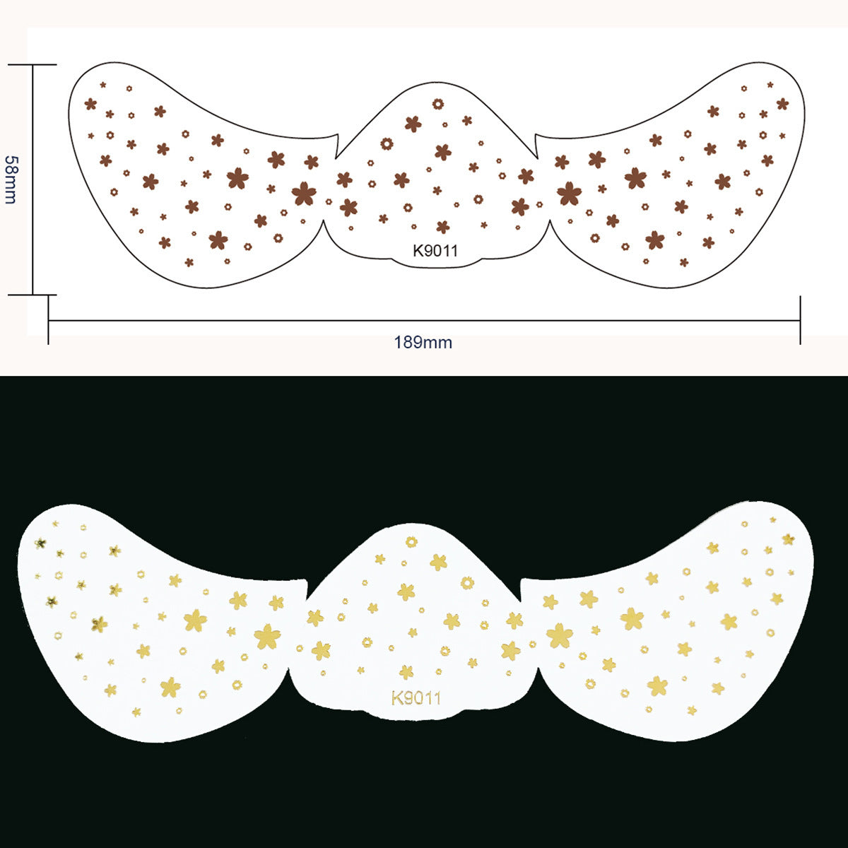 Facial Freckles Stickers Gilding Freckle-like Dots Tattoo Sticker Waterproof Eye Stickers For Women