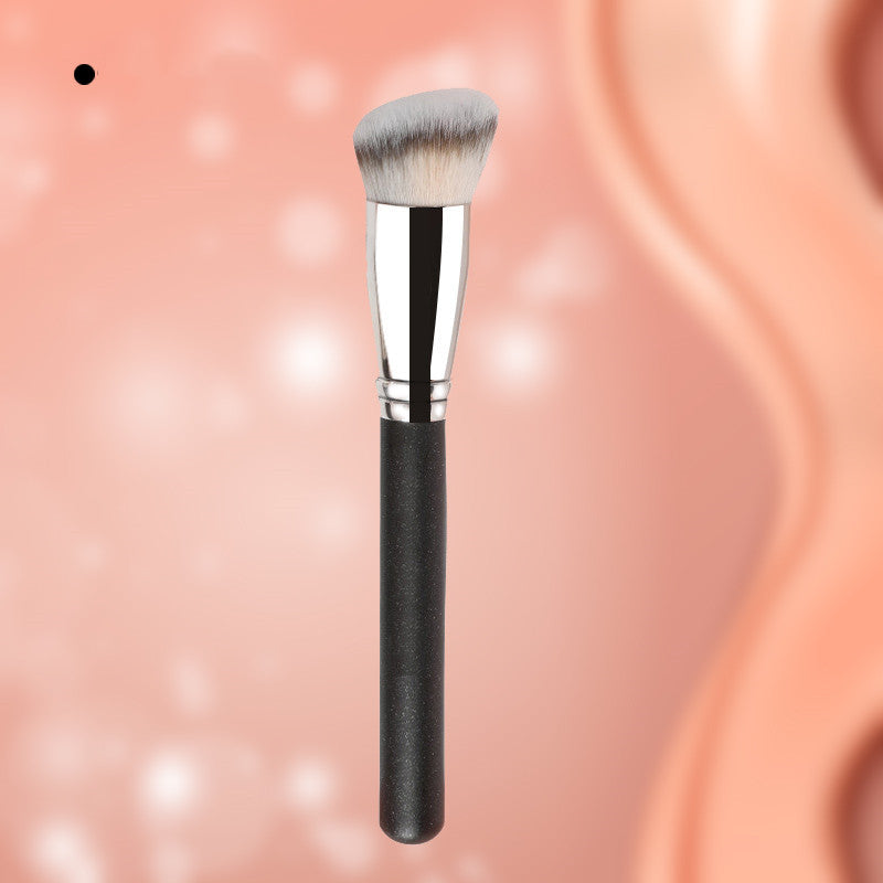The Foundation Brush Does Not Eat Powder And Soft Hair Makeup Brush To Cover Flaws And Round Heads