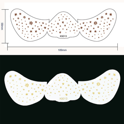 Facial Freckles Stickers Gilding Freckle-like Dots Tattoo Sticker Waterproof Eye Stickers For Women
