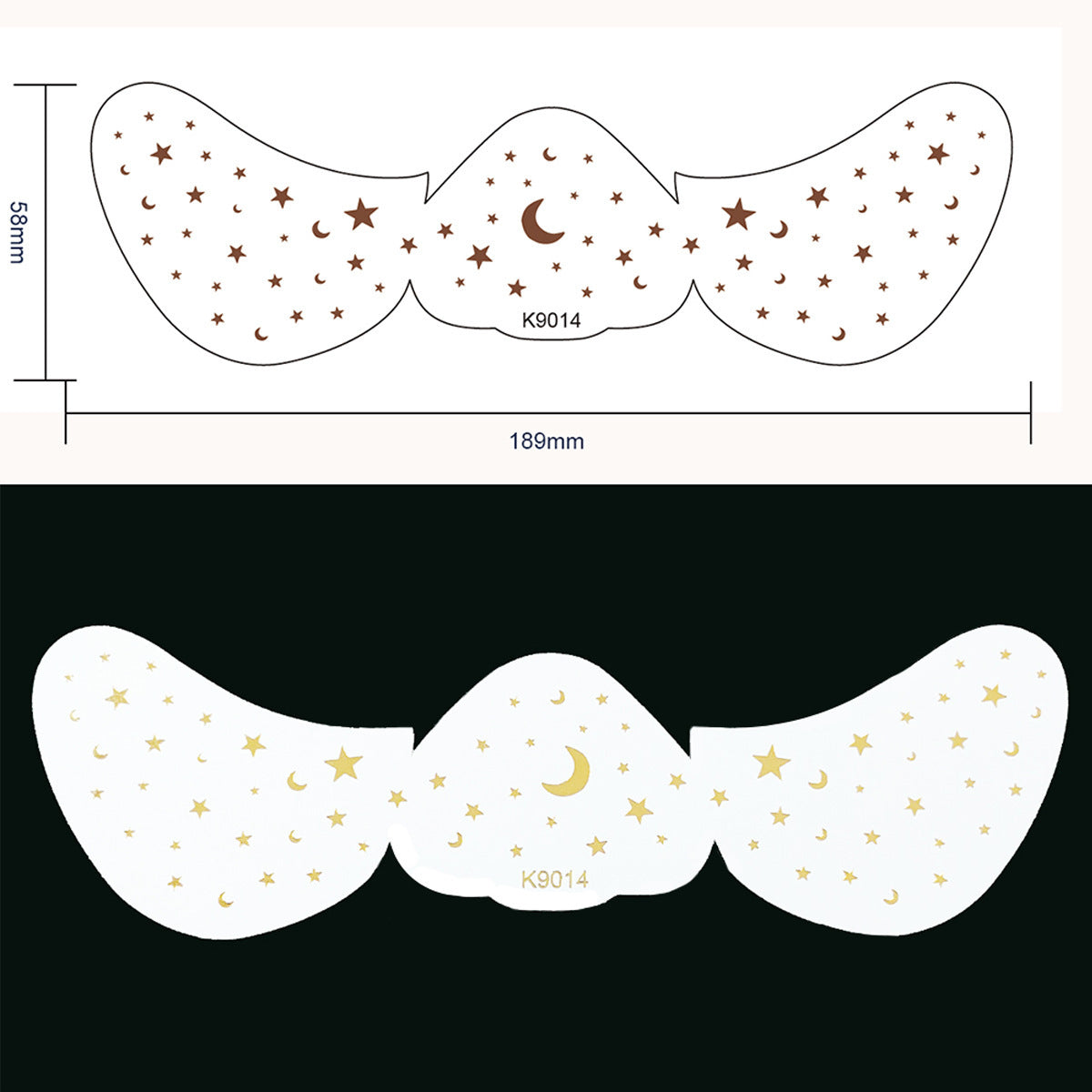 Facial Freckles Stickers Gilding Freckle-like Dots Tattoo Sticker Waterproof Eye Stickers For Women