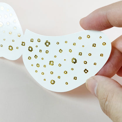 Facial Freckles Stickers Gilding Freckle-like Dots Tattoo Sticker Waterproof Eye Stickers For Women