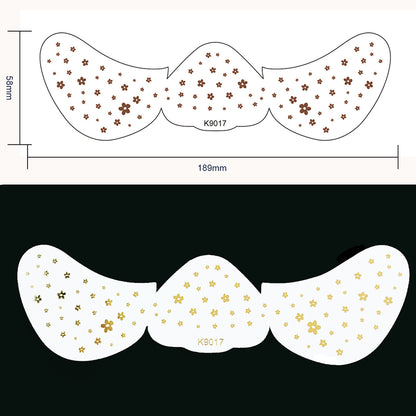 Facial Freckles Stickers Gilding Freckle-like Dots Tattoo Sticker Waterproof Eye Stickers For Women