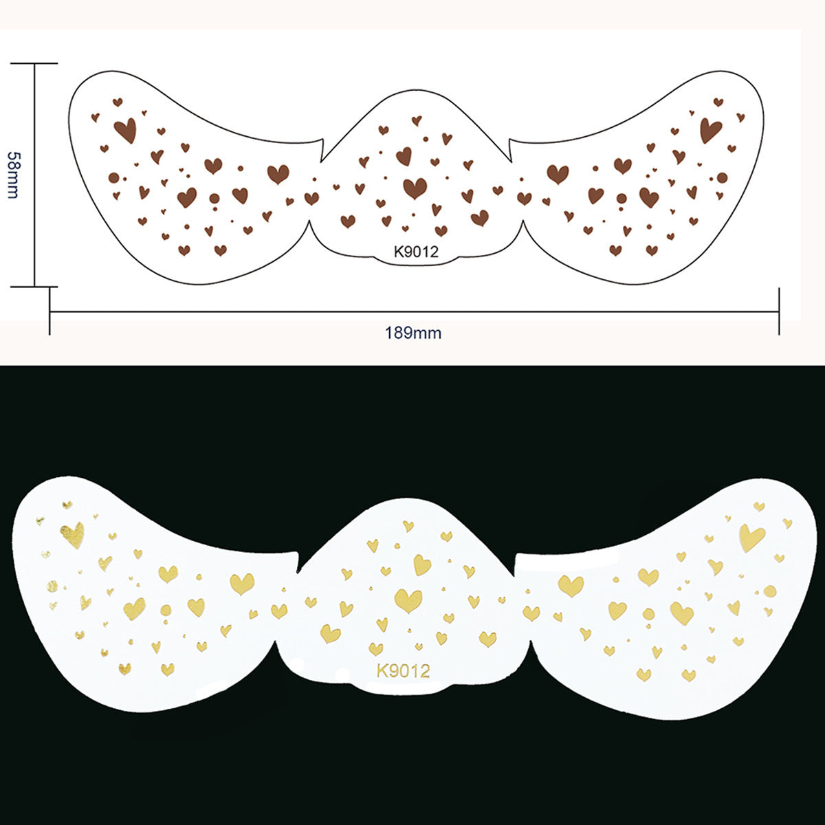 Facial Freckles Stickers Gilding Freckle-like Dots Tattoo Sticker Waterproof Eye Stickers For Women