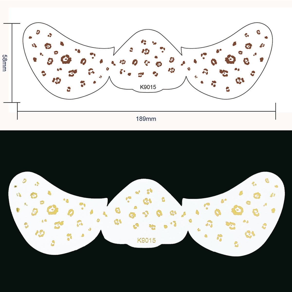 Facial Freckles Stickers Gilding Freckle-like Dots Tattoo Sticker Waterproof Eye Stickers For Women