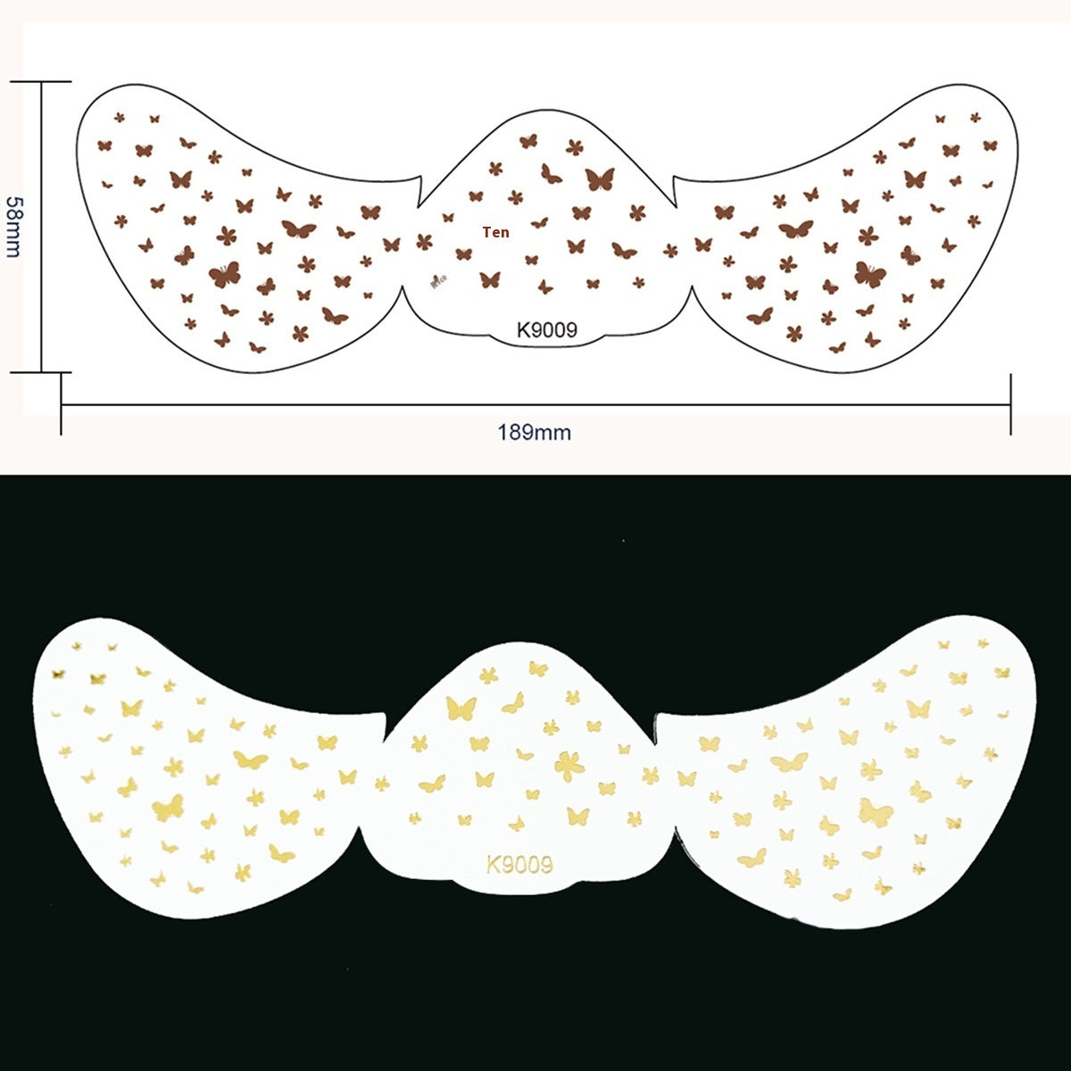 Facial Freckles Stickers Gilding Freckle-like Dots Tattoo Sticker Waterproof Eye Stickers For Women